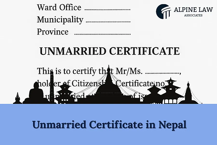 Unmarried Certificate in Nepal 2026 — Single Status Process