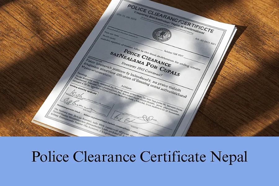Police Clearance Certificate Nepal Online | PCC Nepal Guide 2083