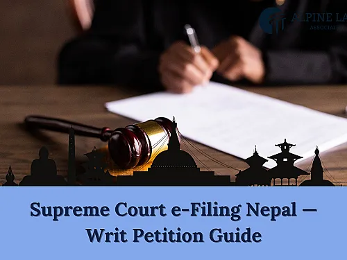 Supreme Court e-Filing in Nepal 2026 &mdash; Writ Petition Guide