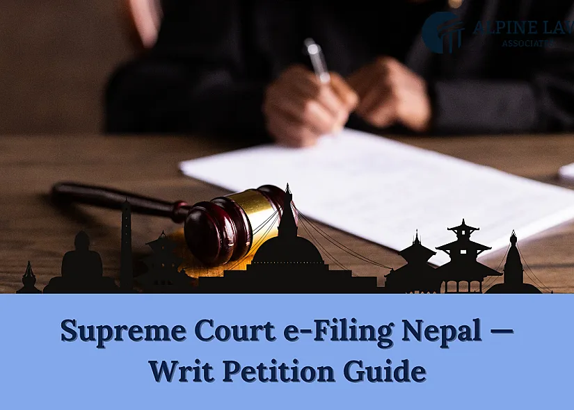 Supreme Court e-Filing in Nepal 2026 &mdash; Writ Petition Guide
